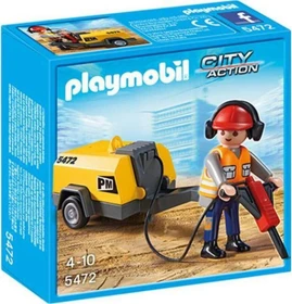 playmobil City Action Bauarbeiter mit Presslufthammer