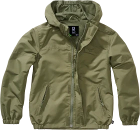 Brandit Windbreaker Summer Frontzip Jacke olive (Junior)