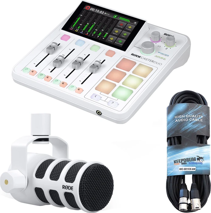 RØDE White RØDECaster Duo (RCDUOW)