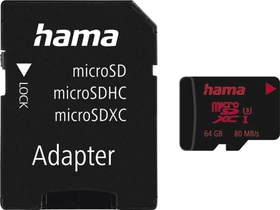 Hama R80 64GB Kit, UHS-I U3, Class 10