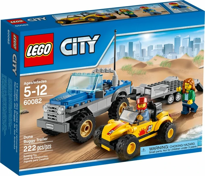 LEGO City Starke Fahrzeuge - Strandbuggy mit Allrad-Geländetransporter