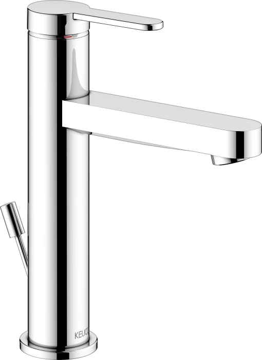 Keuco IXMO 59501 Einhebel-Waschtischmischer mit Ablauffernbedienung 130 IXMO Flat verchromt