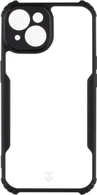 Tactical Quantum Stealth Cover für Apple iPhone 15 transparent/schwarz