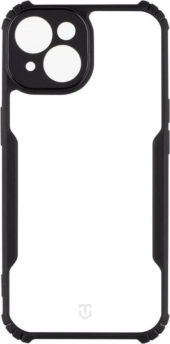 Tactical Quantum Stealth Cover für Apple iPhone 15 transparent/schwarz