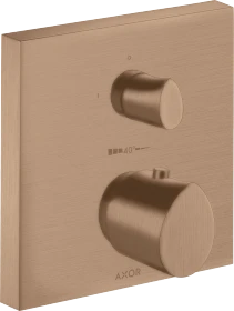 Hansgrohe AXOR Starck Organic Thermostat Unterputz mit Absperrventil brushed red gold