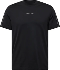 Michael Kors Logostreifen T-Shirt kurzarm schwarz (Herren)