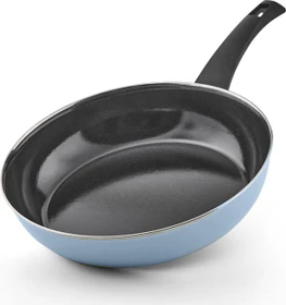 Riess Emaillepfanne 24cm backemaille blau