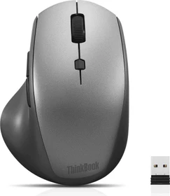 Lenovo ThinkBook Wireless Media Mouse grau, USB (4Y50V81591)