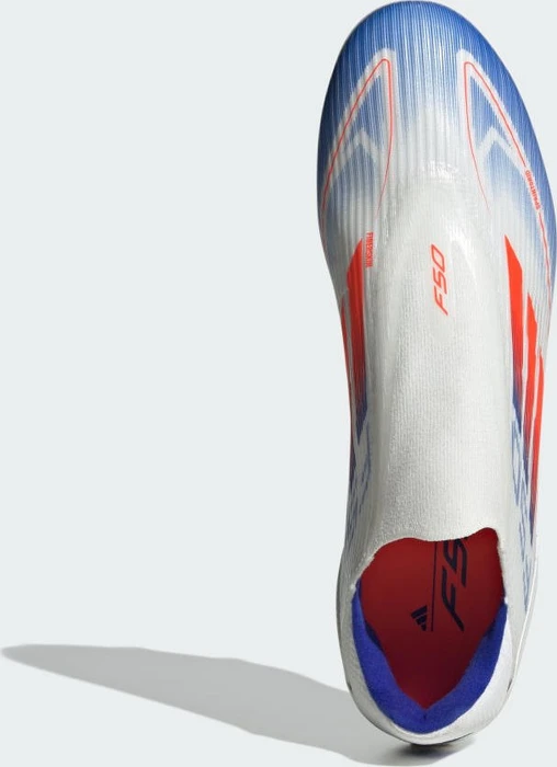 adidas F50 League Laceless FG/MG cloud white/solar red/lucid blue