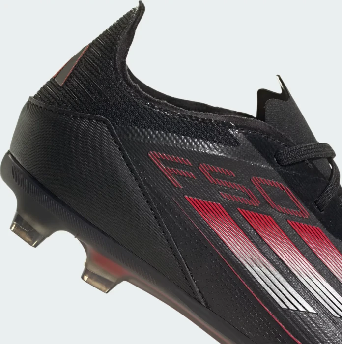 adidas F50 Elite FG core black/iron metallic/lucid red (Junior)