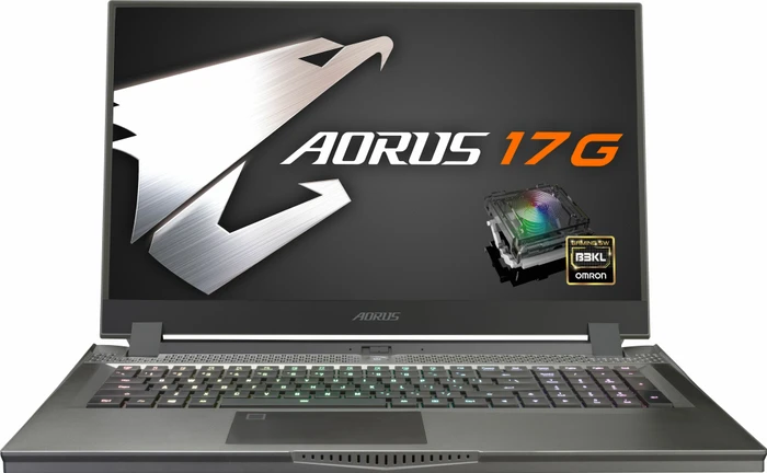GIGABYTE AORUS 17G, Core i7-10750H, 16GB RAM, 512GB SSD, GeForce GTX 1660 Ti, DE