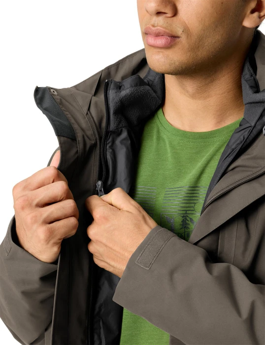 Vaude Caserina 3in1 III Funktionsjacke deer brown (Herren)