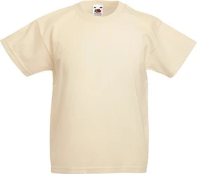 Fruit Of The Loom Valueweight T-Shirt kurzarm natural (Junior)