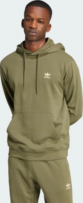 adidas Trefoil Essentials Hoodie olive strata (Herren)