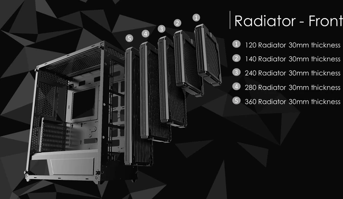 Raijintek Ponos TG4, Glasfenster