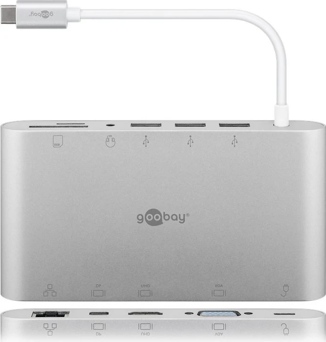 goobay USB-C Multiport-Adapter, USB-C 3.0 [Stecker]