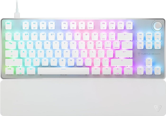 Turtle Beach Vulcan II TKL Pro, weiß, LEDs RGB, Gateron KS-37B Magnetic, USB, US