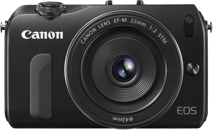 Canon EOS M schwarz mit Objektiv EF-M 22mm 2.0 STM