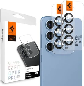 Spigen GLAS.tR EZ Fit Optik Pro HD Lens Protector für Samsung Galaxy S25 schwarz
