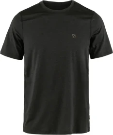 Fjällräven Abisko Day Hike Funktionsshirt kurzarm schwarz (Herren)