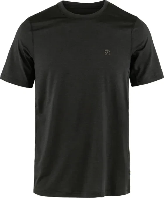 Fjällräven Abisko Day Hike Funktionsshirt kurzarm schwarz (Herren)