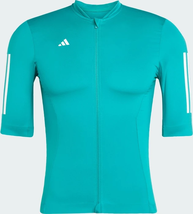 adidas Tempo 3-Streifen Trikot kurzarm pure teal (Herren)