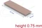 DeLOCK M.2 Non-Silicone Wärmeleitpad 70x20x1.75mm, 1 Stück Vorschaubild