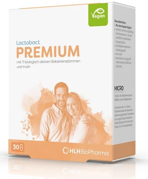 Lactobact Premium Kapseln, 30 Stück