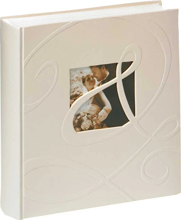 Walther Design Buch Fotoalbum Hochzeit Ti amo 33.5x34.5 weiß