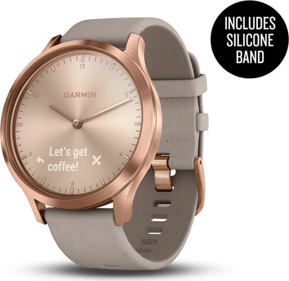 Garmin vivomove HR Premium Aktivitäts-Tracker rosegold/grau