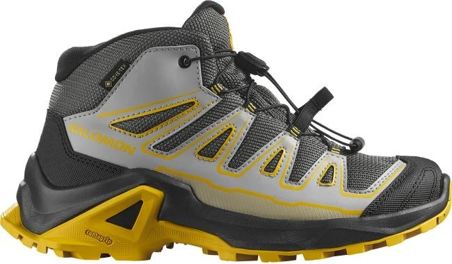 Salomon X Ultra Mid Gore-Tex castlerock/black/spicy mustard (Junior)