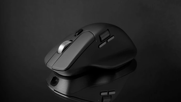 Keychron M6 All Silent Wireless Mouse weiß, 8K PixArt 3950, USB/Bluetooth