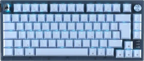Corsair Gaming K65 Plus Wireless 75% RGB, Glacier Blue, für Mac, MLX RED, USB/Bluetooth, DE