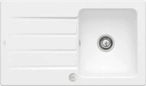 Villeroy & Boch Architectura 860x510mm Becken reversibel mit Ablauffernbedienung stone white