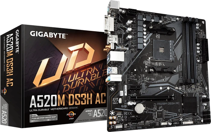 GIGABYTE A520M DS3H AC (AMD AM4)