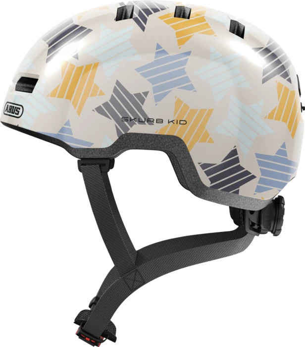 ABUS Skurb Kinderhelm grey stars