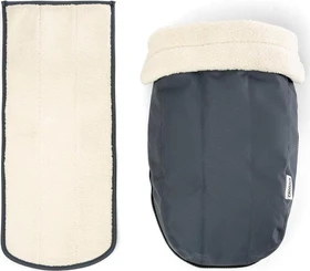 Croozer Kraams Fahrradanhänger Winter Set graphite blue