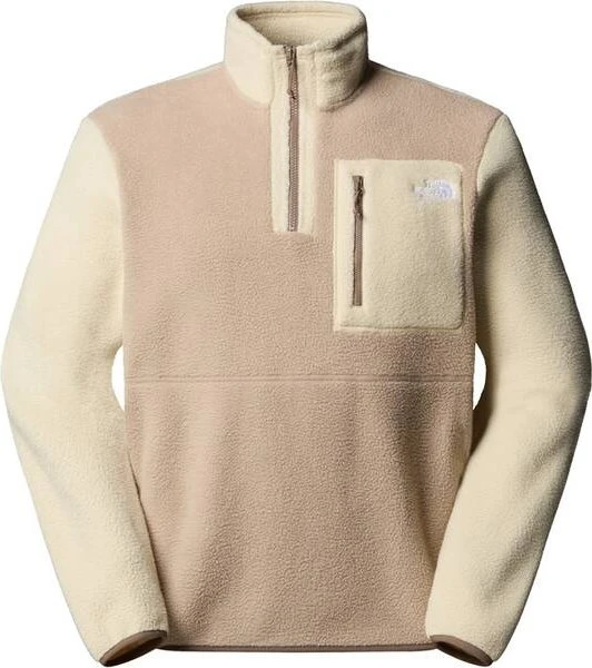 The North Face Yumiori Fleece 1/4 Zip Jacke mushroom grey/gravel/mocha brown (Herren)