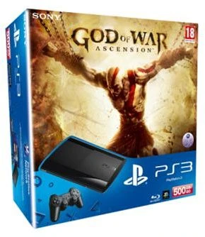 Sony PlayStation 3 Super Slim - 500GB God of War - Ascension Bundle schwarz
