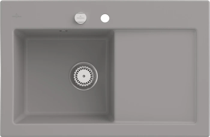 Villeroy & Boch Subway 45 Einbau Becken links mit Ablauffernbedienung fossil