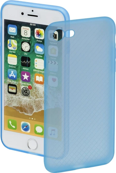 Hama Cover Soft Touch für Apple iPhone 7/8 blau