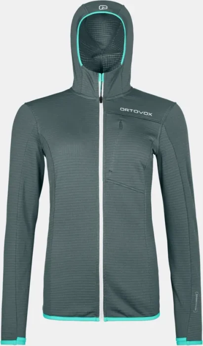 Ortovox Fleece Light Grid Hooded Funktionsjacke dark arctic grey (Damen)