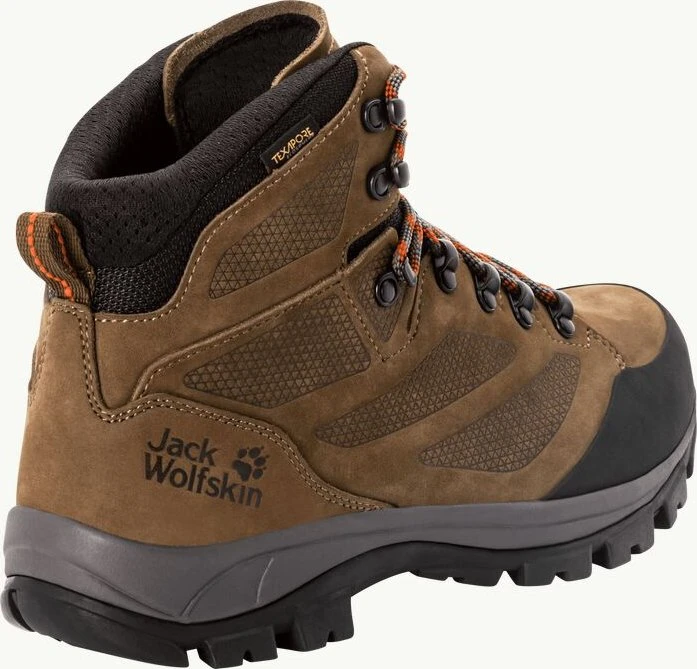 Jack Wolfskin Rebellion Texapore Mid braun/rot (Herren)