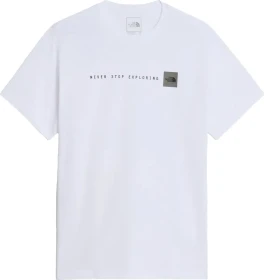 The North Face Never Stop Exploring T-Shirt kurzarm tnf white/tnf black (Herren)