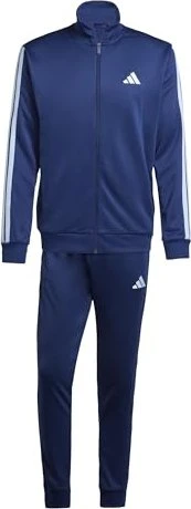 adidas Basic 3-Streifen French Terry Trainingsanzug dark blue (Herren)