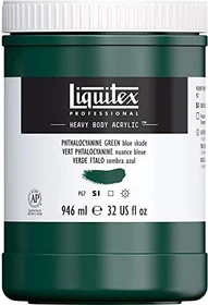 Liquitex Professional Heavy Body Acrylic phthalocyanine green blue shade, 946ml