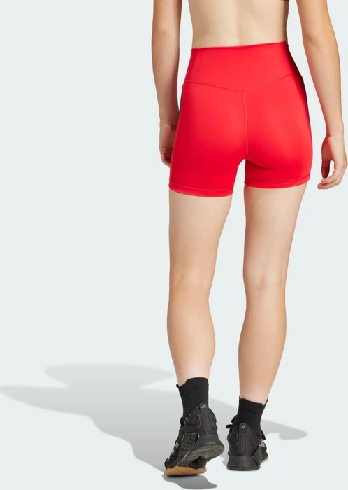 adidas Optime 3-Streifen Hose kurz pure ruby (Damen)