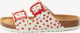 Tamaris Leder Pantolette weiß/rot (Damen)