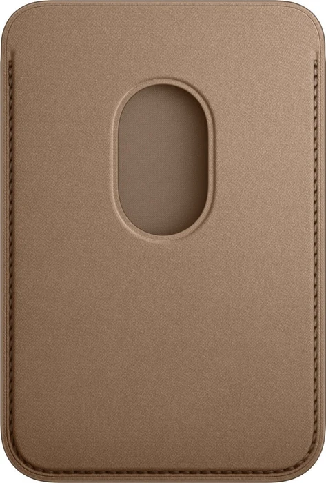 Apple iPhone Feingewebe Wallet mit MagSafe taupe