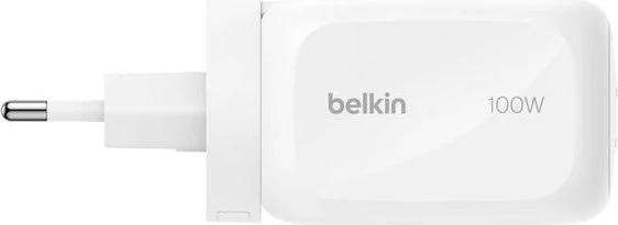 Belkin BoostCharge Pro 3-Port-GaN-Ladegerät (100W) weiß